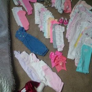 Cute girl baby cloths 0-3 months